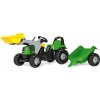 Rolly Toys Dětský traktor Deutz-Fahr s přívěsem