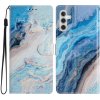 VSETKONAMOBIL 69393 ART Peňaženkový kryt pre Samsung Galaxy A05s BLUE MARBLE