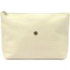 Gregorio COSMETICS-004 krémová dámska kožená kozmetická taštička 29 x 19 x 10 cm