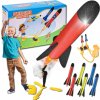 Dvojitá VYSTREĽOVAČ PENOVÝCH RAKIET Katapulta HRA Rocket Launcher 6 RAKIET