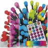 LED vánoční cherry řetěz – kuličky, 10 m, RGB, ovladač, programy, časovač D5AA01