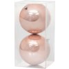 Gule MagicHome Vianoce, 2 ks, ružové, na vianočný stromček, 12 cm