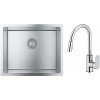 Súprava nerezový drez Grohe K700 31726SD0, kuchynská batéria Oltens Lista 35202100