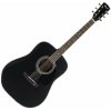 Cort AD810E Black Satin Elektroakustická gitara Dreadnought