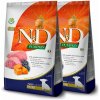 Farmina N&D dog GF PUMPKIN puppy medium/maxi, lamb & blueberry 2 x 12kg