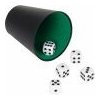Pohár na kocky Dice 9cm + 5 ks kocky (Pohár na kocky + 5ks kociek)