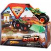 MONSTER JAM - sběratelský kovový model Monster Truck, Dragon set s doplňky, 1:64