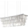 Ideal Lux | Ideal Lux - Krištáľový luster na lanku MARTINEZ 8xE14/40W/230V chróm | ID166360