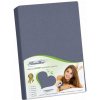 Prestieradlo BELLATEX Prestieradlo Jersey 120 x 200 cm, šedé (4302)