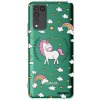 Picasee silikónový prehľadný obal pre Honor 10X Lite - Unicorn hviezdne nebo