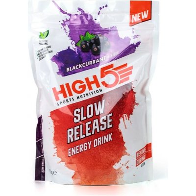 High5 Energy Drink Slow Release 1000 g černý rybíz