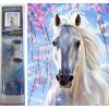 Norimpex Puzzle Diamantový obraz Biela kobyla 30 x 40 cm 1-39 dielov