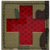 WARAGOD nášivka Reflective Fabric Cross Medic Patch Multicam