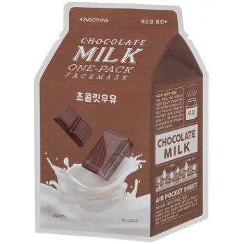 A'Pieu Chocolate Milk One-Pack Vyhladzujúca čokoládovo-mliečna maska 21 g