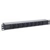 Intellinet PDU distribučný panel, 8x zásuvka C13, 1U rack, 2m odpojiteľný kábel, ochrana proti pádu 163651