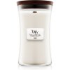 Woodwick Linen vonná sviečka s dreveným knotom 609.5 g