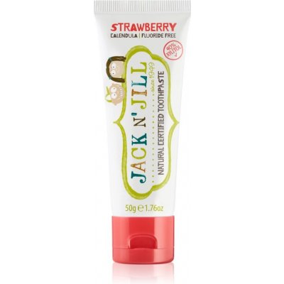 Jack N’ Jill Natural prírodná zubná pasta pre deti príchuť Strawberry 50 g