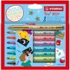 Fixy STABILO Trio Deco metalické farby, sada 8ks