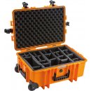 B&W Outdoor Case 6700 incl. divider system orange