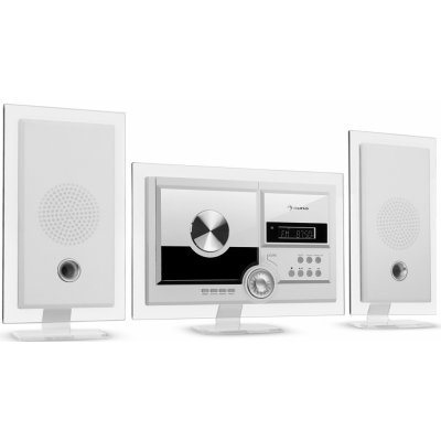 Auna Stereo Sonic, DAB+ stereo systém, DAB+, CD prehrávač, USB, BT, biely (MG3-StereosonicDABWH)