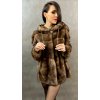 Max Original Leather Dámsky kožuch norka S-90 dark sable (44 M) - Sable - 44