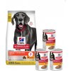 HILL'S Science Plan Canine Adult Large Perfect Digestion Kuracie mäso a hnedá ryža 14 kg krmivo pre zdravé trávenie veľkých psov + 3 konzervy ZADARMO