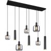 TRIO 364100832 MATARO závesné svietidlo 2xE27, 3xE14, 3xGU10 čierna matná