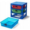 LEGO Storage organizér se třemi zásuvkami 4095 Organizér modrá