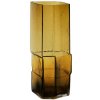 Ferm Living Váza Muro Recycled Amber, stredná – jantárová
