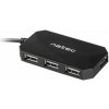 Natec Locust rozbočovač 4x USB 2.0 HUB, černý NHU-0647