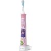 Philips HX6352/42 Sonicare For Kids, zubní kartáček, pro děti, 62000 kmitů/min, 2 režimy čištění, Bluetooth, růžová