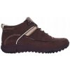 CLARKS Dámske trekingové topánky TRI FERN bordové kožené GORE-TEX 37