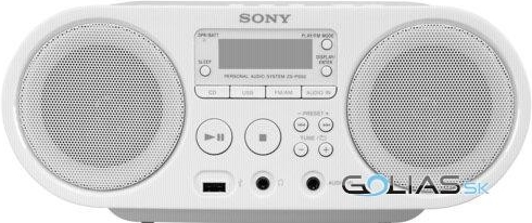 Radio CD SONY ZS-PS30CP Blanc Pas Cher 