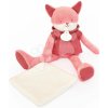 Plyšová líška Fox Sweety Doudou et Compagnie v darčekovom balení ružová 25 cm od 0 mes