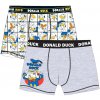 Disney Chlapčenské boxerky - Donald Duck 52338653, biela / šedý melír Farba: Mix farieb, Veľkosť: 134-140