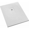 Schedpol Kalait White Stone obdĺžniková sprchová vanička + zástena 160x90 cm biela 3.3121/B/ST-M2