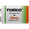 TINKO Nabíjateľná Ni-MH batéria 9V 6F22 8.4V 250mAh 9V-250-NIMH 6923744113918