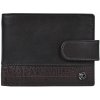 SEGALI Pánska kožená peňaženka 951 320 005 l dark brown