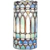 Tiffany nástenná lampa 20*11*36 BLUE