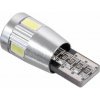 Compass Žiarovka 6 SMD LED 12V T10 s rezistorom CAN-BUS ready biela