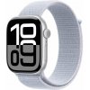 Apple Watch Series 10 46 mm strieborný hliník s oblačne modrým prevliekacím remienkom MWWN3QC/A