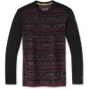Smartwool M Merino 250 Baselayer Pattern Crew Boxed black-tibetan red heather mountain range Veľkosť: XXL pánske tričko