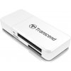 Transcend card reader USB 3.1 Gen 1 SD/microSD, white TS-RDF5W