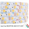 SLL SSL-SMD5050 Flexibílny S-Shape CIK CAK LED pás 12V, IP20, 12W/m, 48led/m, CCT