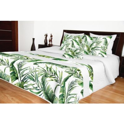 DomTextilu přehoz na postel biely s prírodným vzorom 11361-76770 170 x 210  cm od 58,9 € - Heureka.sk