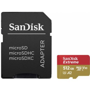 SanDisk microSDXC 512GB SDSQXA1-512G-GN6MA od 115 € - Heureka.sk