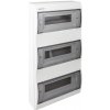 ELEKTRO-PLAST Rozvaděč RN-36 Fala (N+PE) IP40 plastový 3x12 nástěnný / průhledné dveře