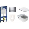 Cenovo zvýhodnený závesný WC set Geberit do ľahkých stien / predstenová montáž + WC Geberit Selnova SIKOGES3S6