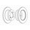 Brzdový kotúč FERODO (Federal-Mogul) FCR229A