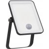 LED reflektor 10W+PIR 6500K BK LEDVANCE FL ESSENTIAL SENSOR